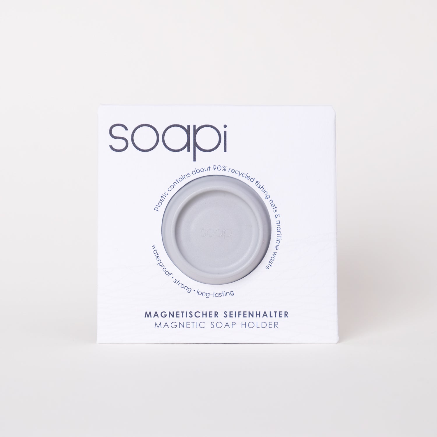 Soapi Grau - Magnetseifenhalter