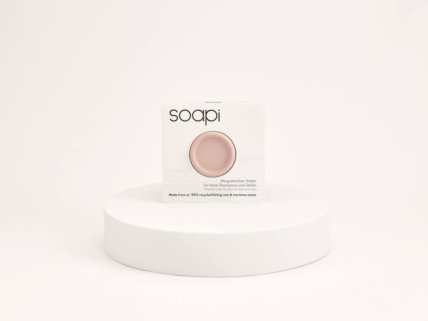 Soapi Peach - magnetic soap holder