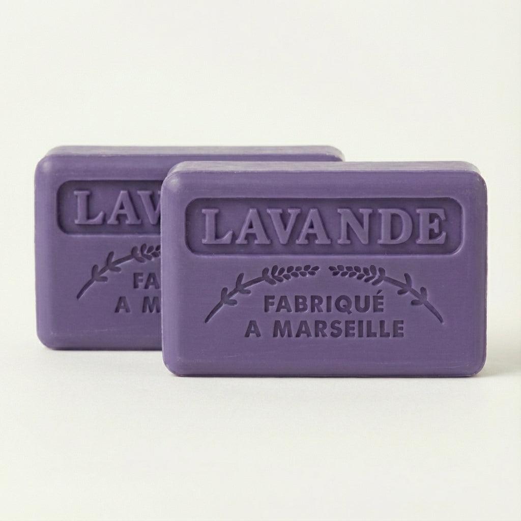 2x Seife aus Marseille - Lavande