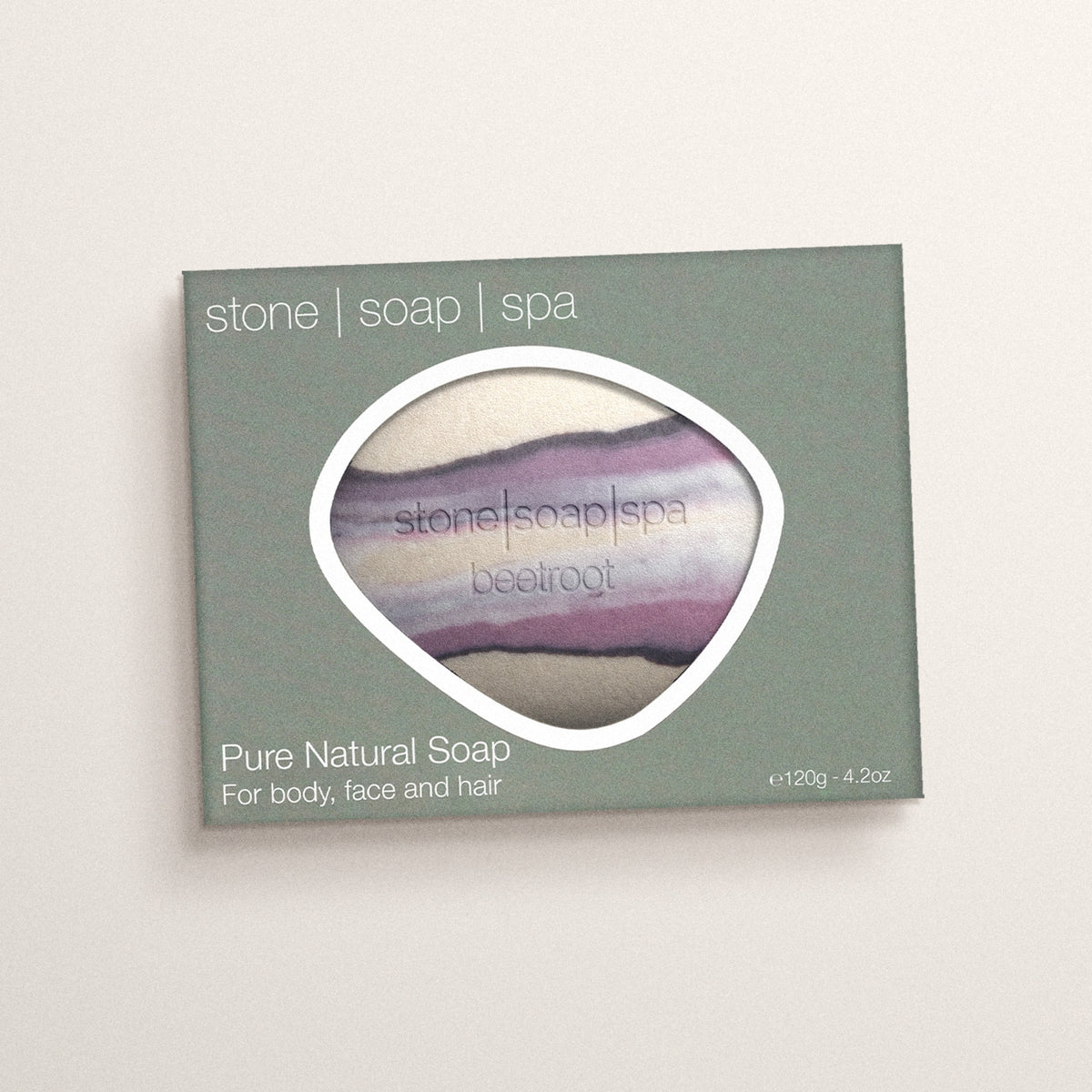 Stone Soap Spa Beetroot in der Verpackung