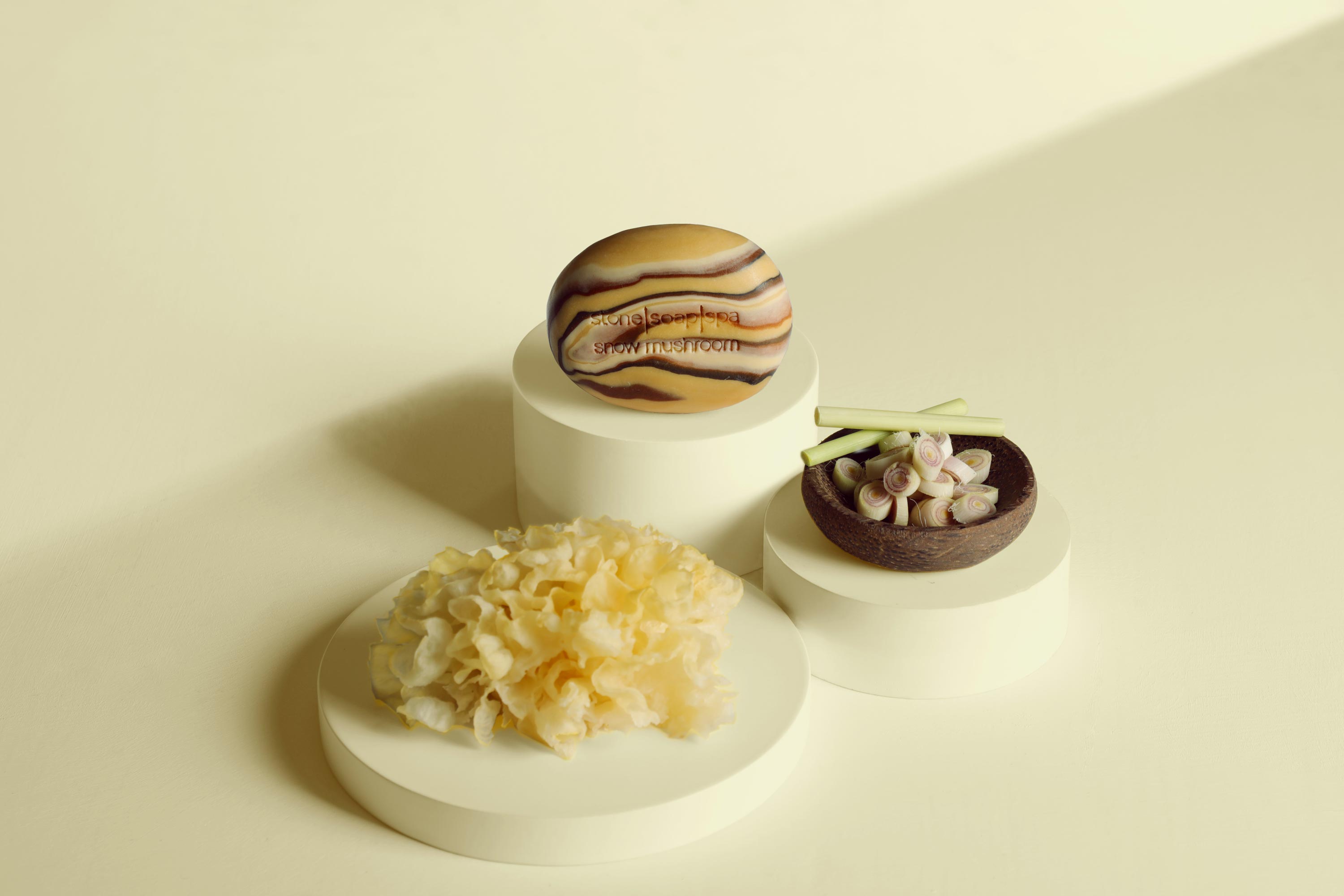 Stone Soap - Snow Mushroom