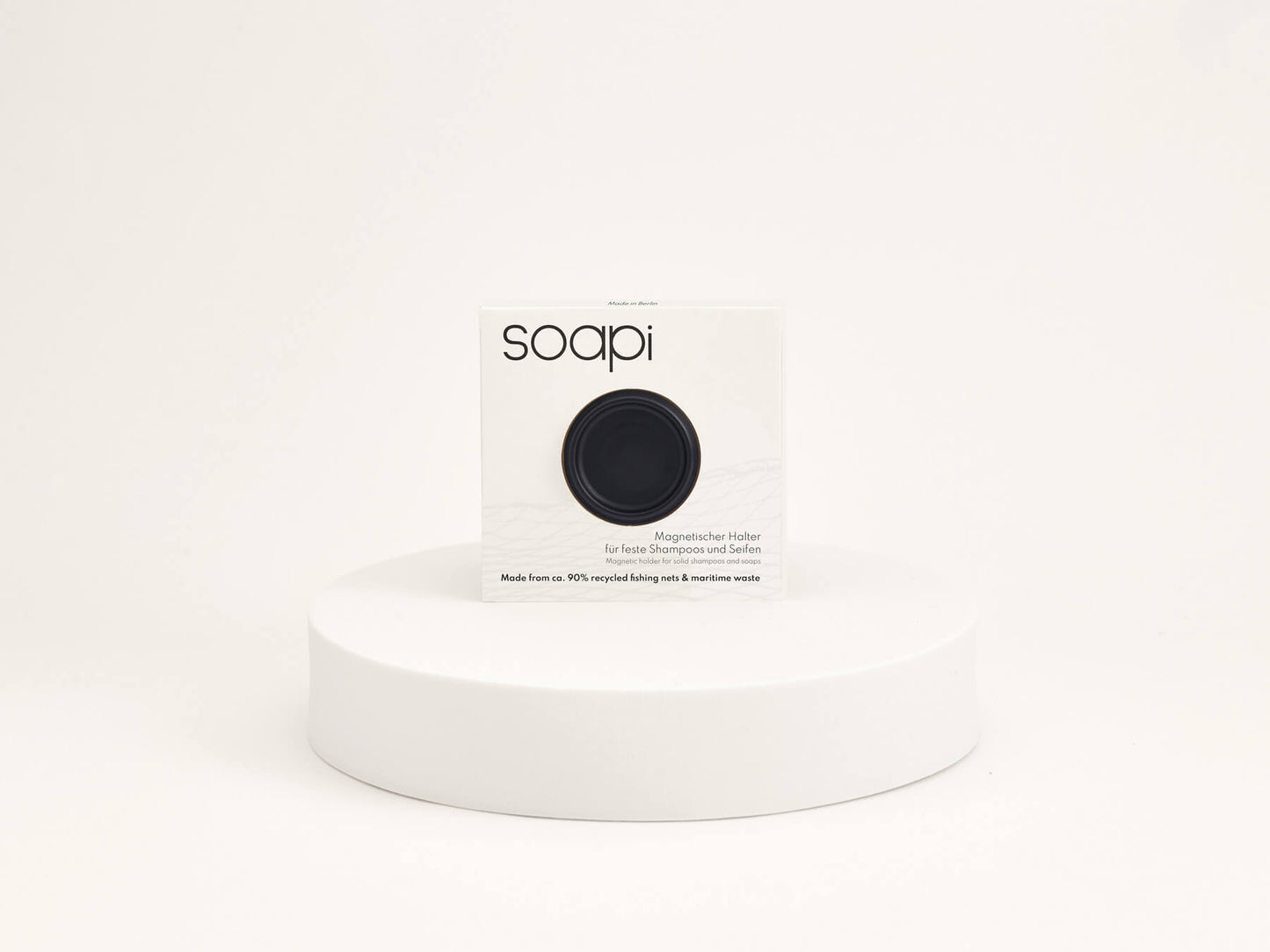 Soapi Black - magnetic soap holder
