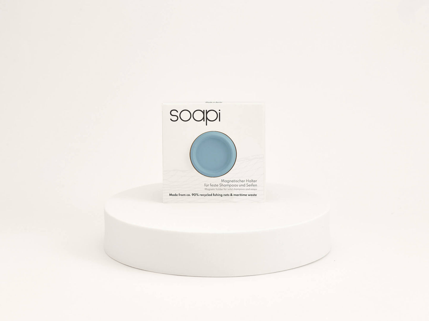 Soapi Light Blue - magnetic soap holder