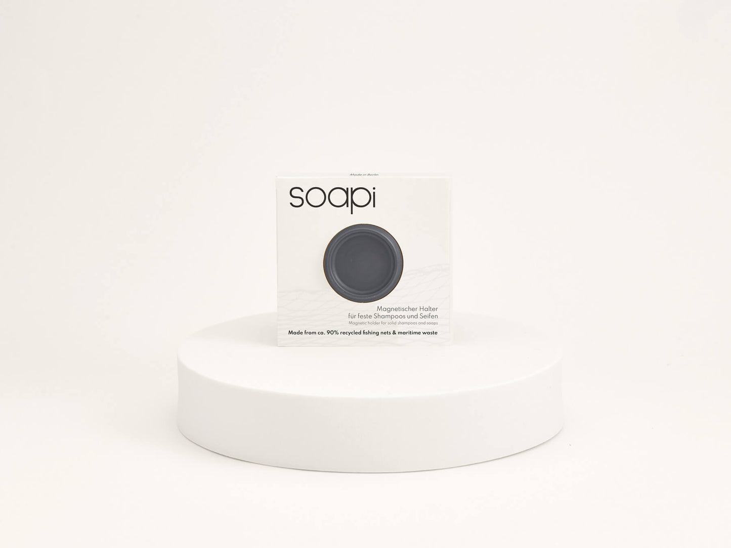 Soapi Dunkelgrau - Magnetseifenhalter