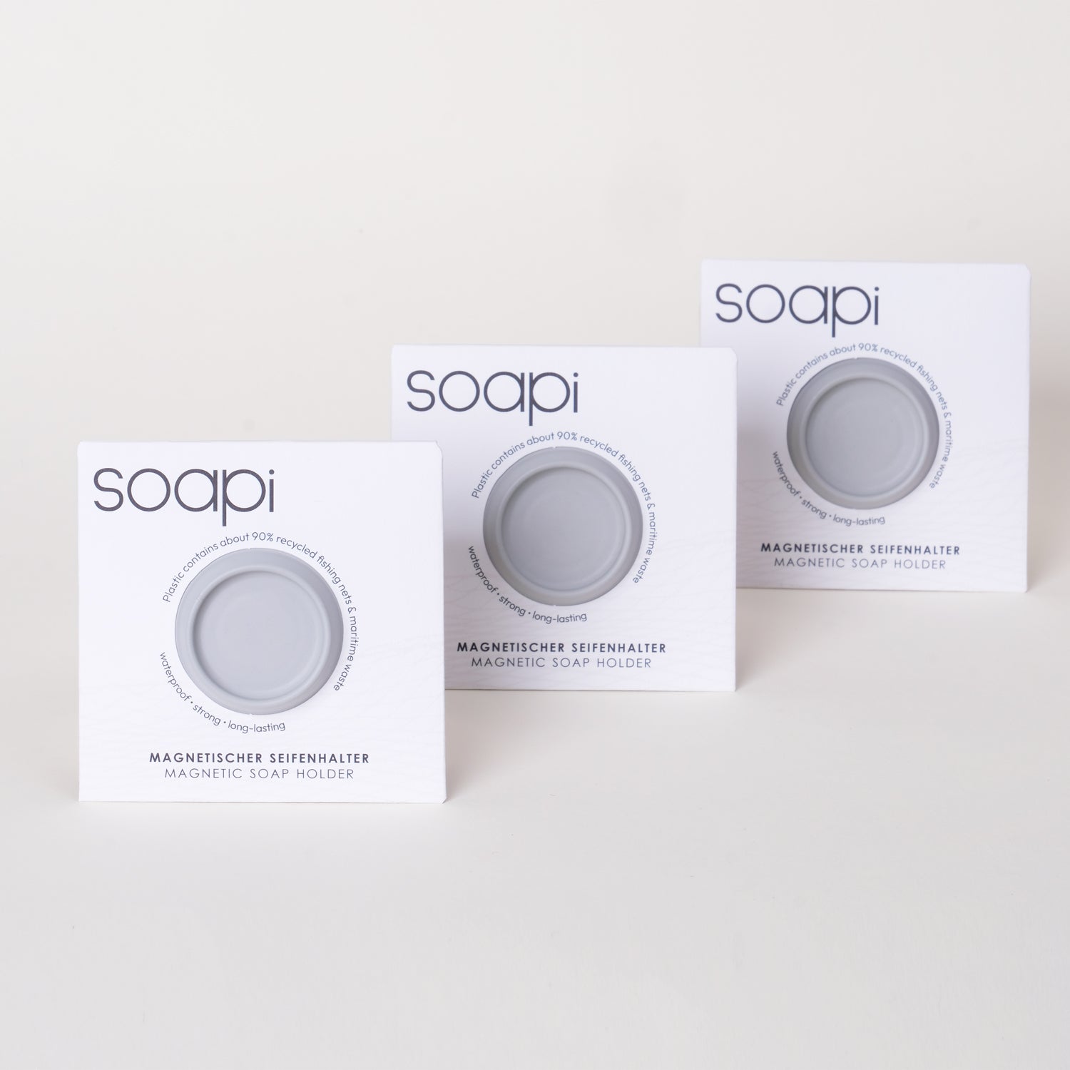 Soapi Trio - 3x Grau