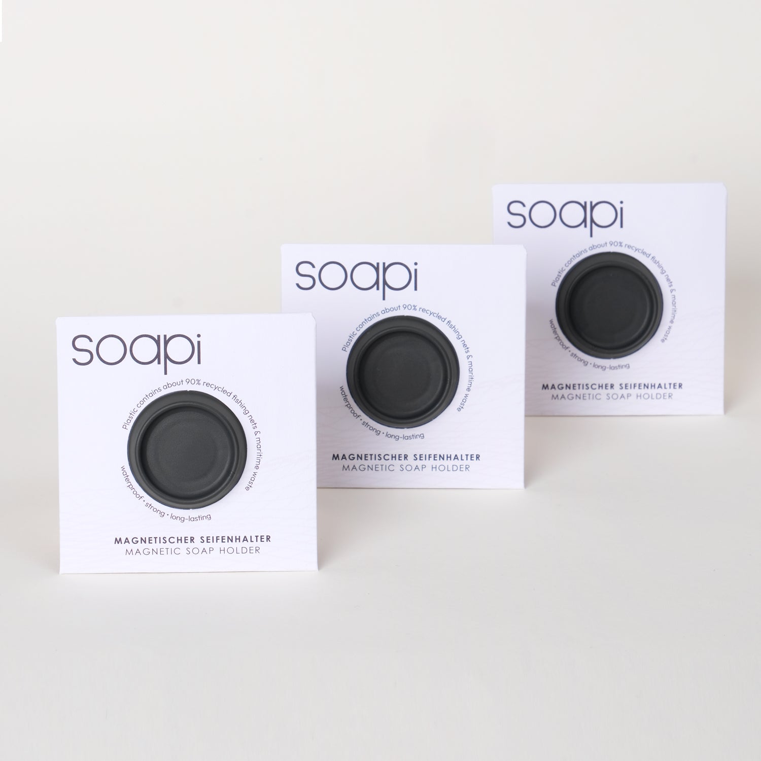 Soapi Trio - 3x Schwarz