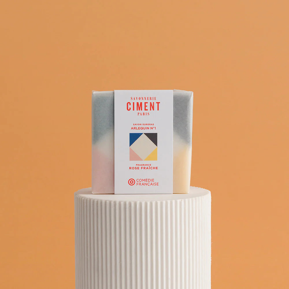 Seife von Ciment - Arlequins Rose Fraiche