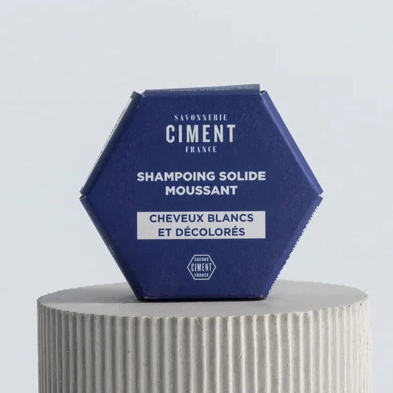 Festes Shampoo Weißes Haar