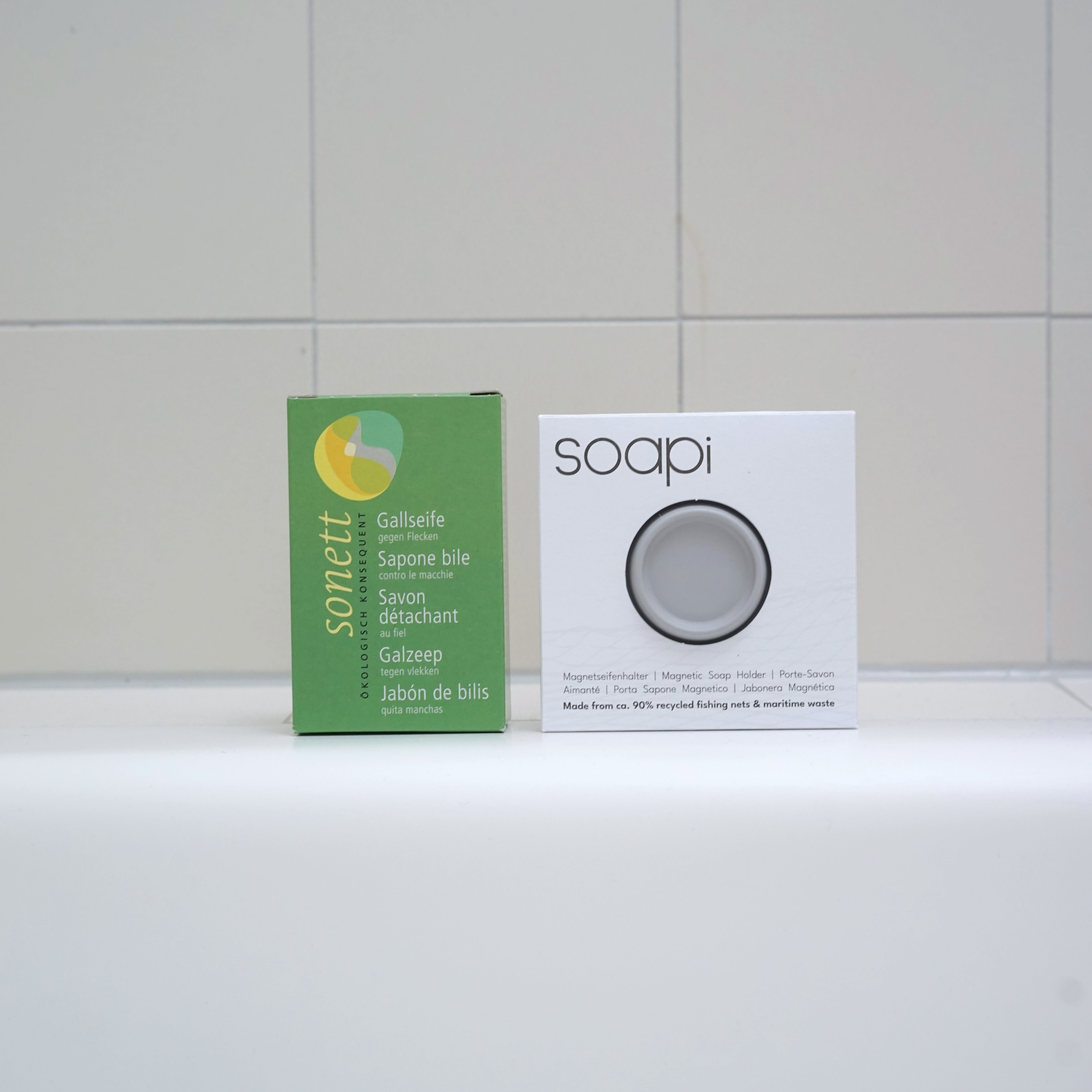 Soapi Grau mit Gallseife - Set
