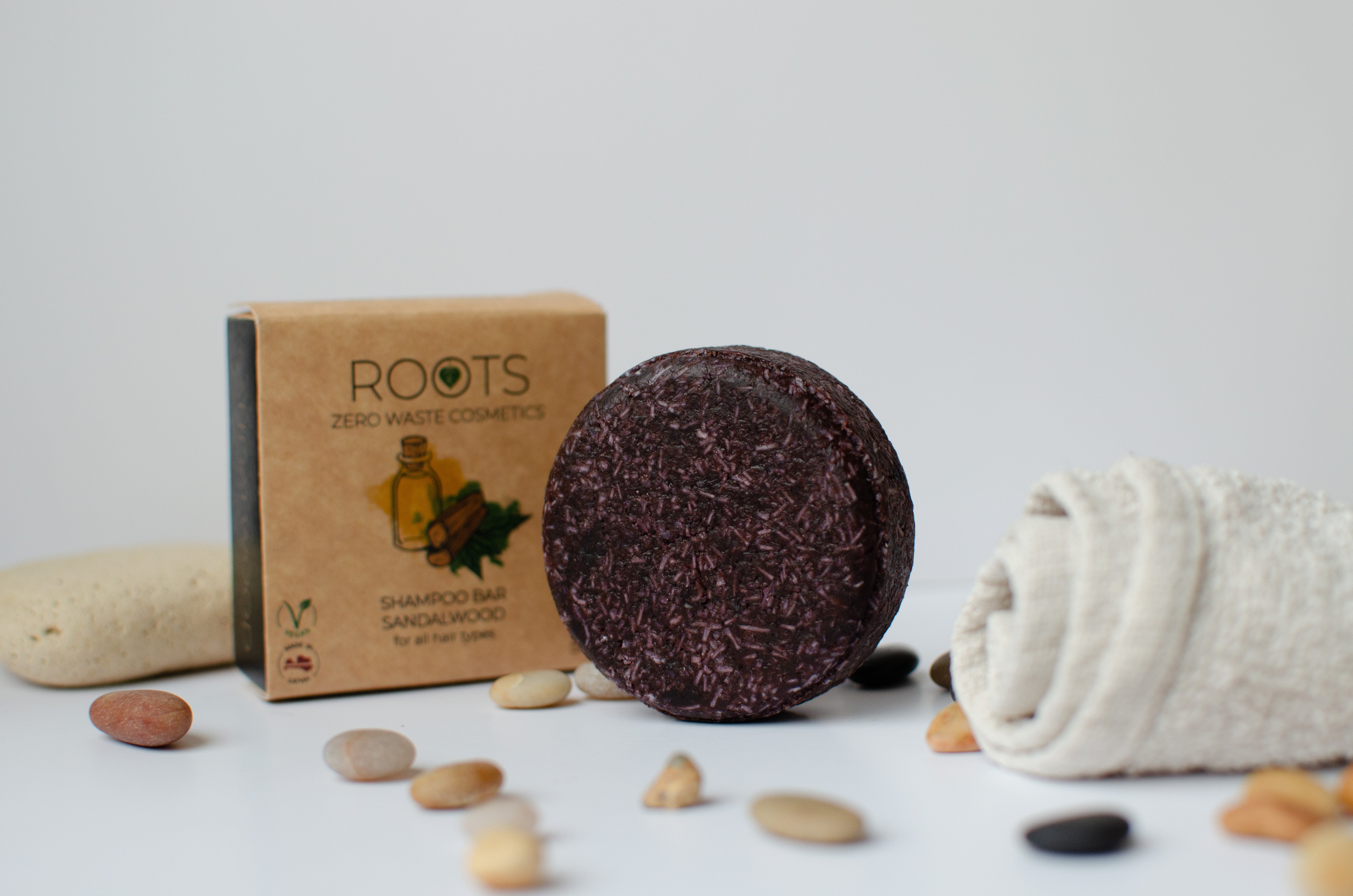 Shampoo bar von Roots- Sandelholz