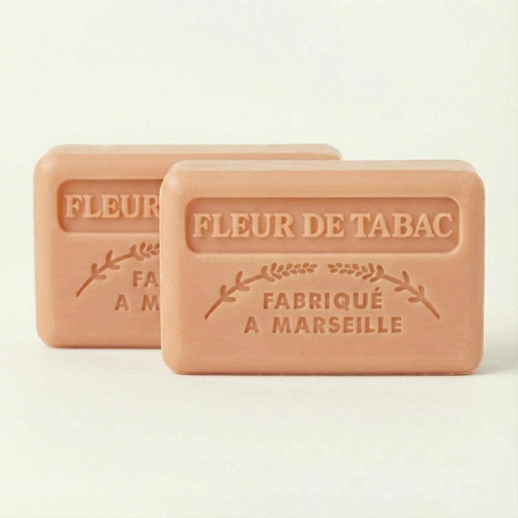 2x Seife aus Marseille - Fleur de tabac