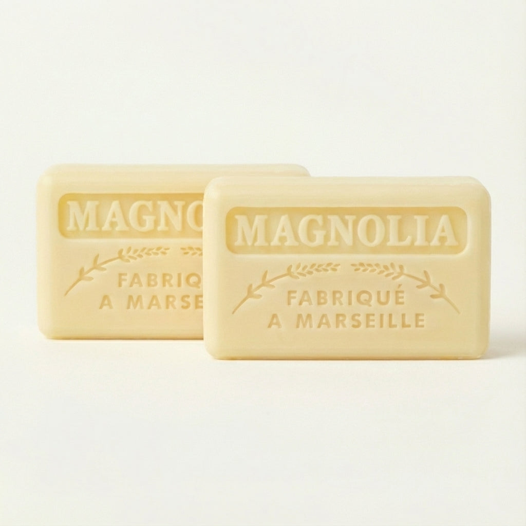 2x Seife aus Marseille - Magnolia