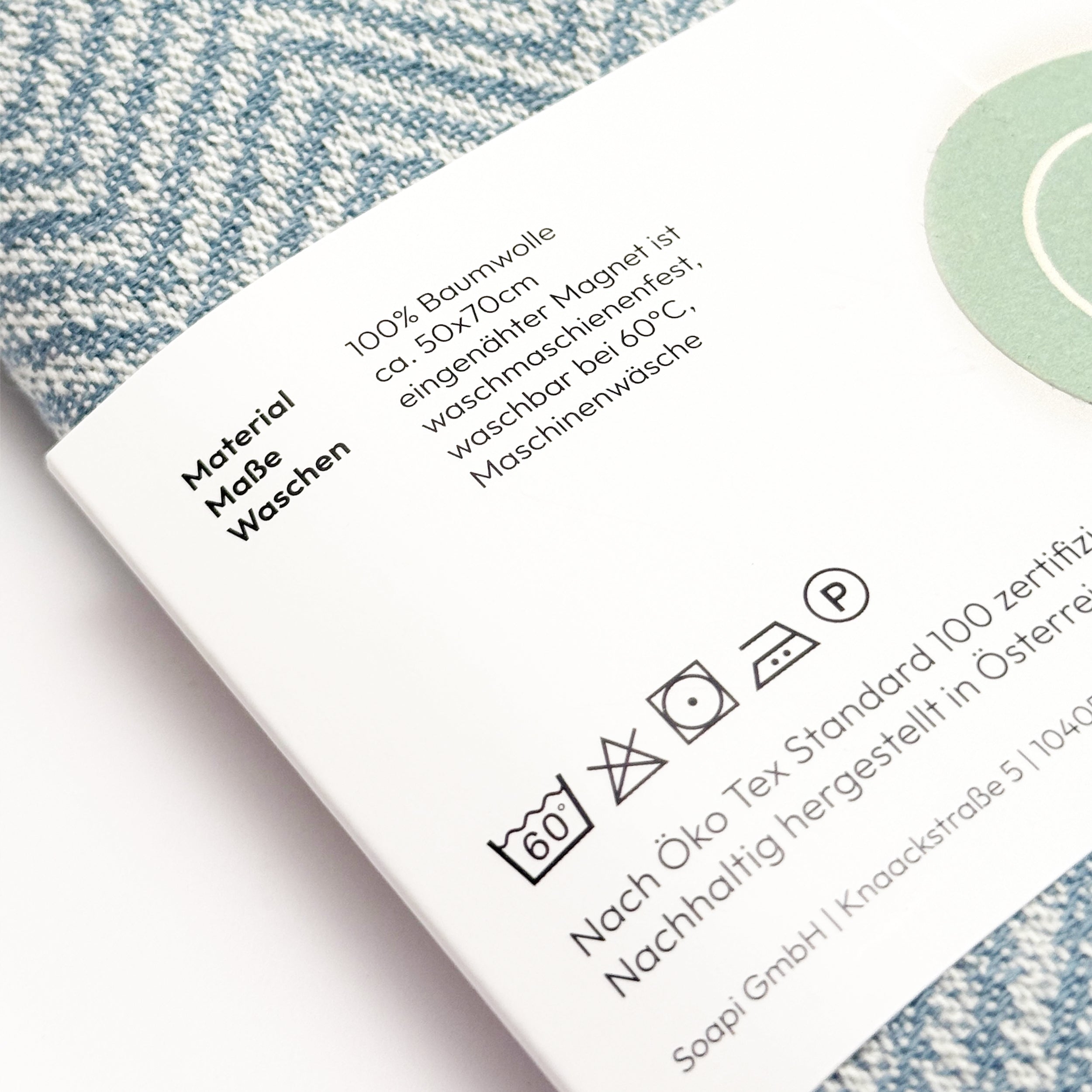 Soapi Magnetisches Küchentuch - hellblau