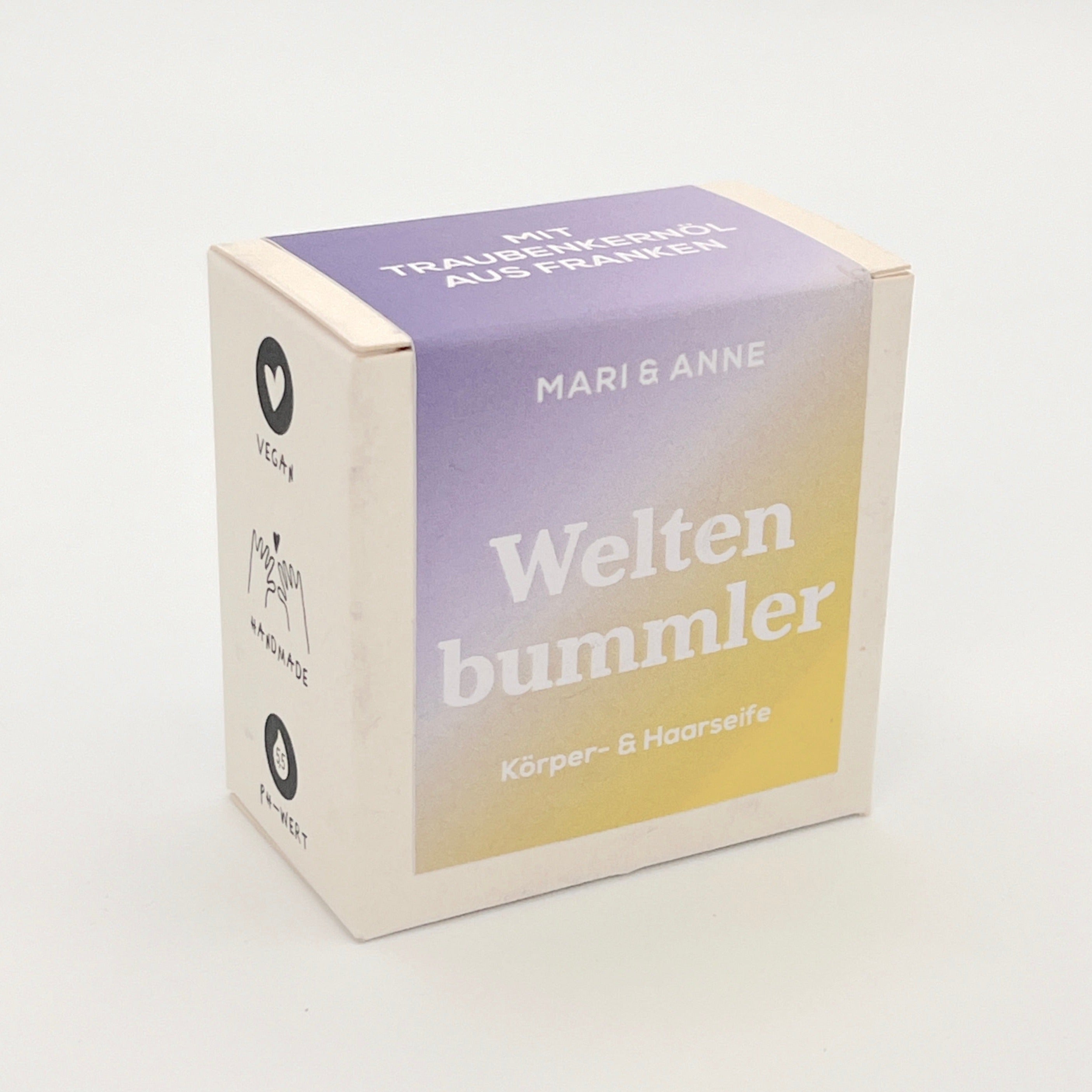 Haar- und Körperseife von Mari & Anne - Weltenbummler
