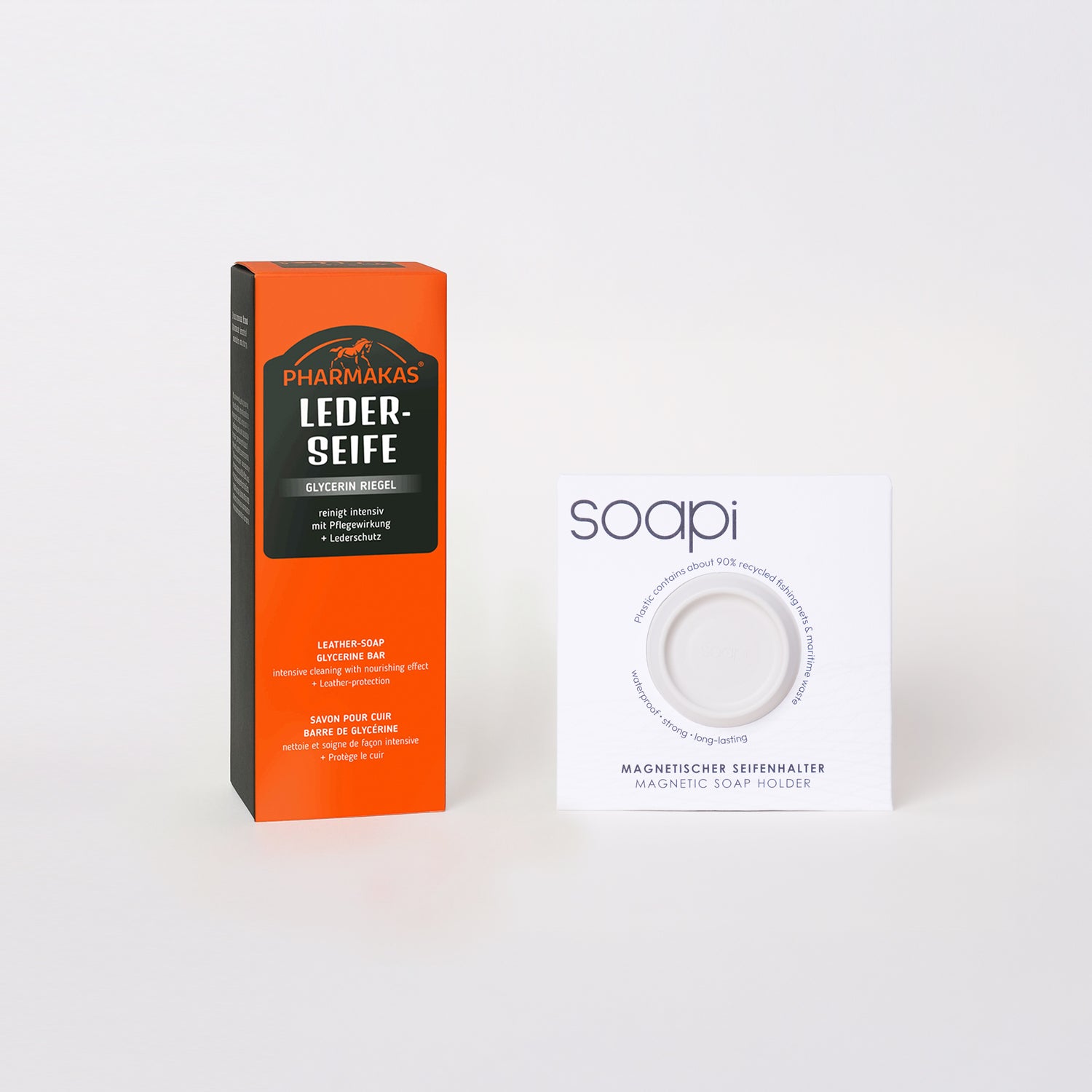 Soapi mit Lederseife - Set