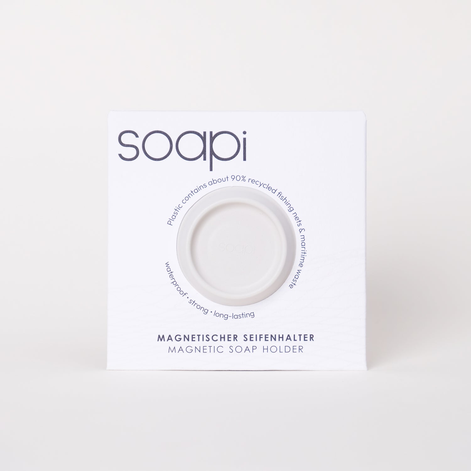 Soapi Cremeweiß - Magnetseifenhalter