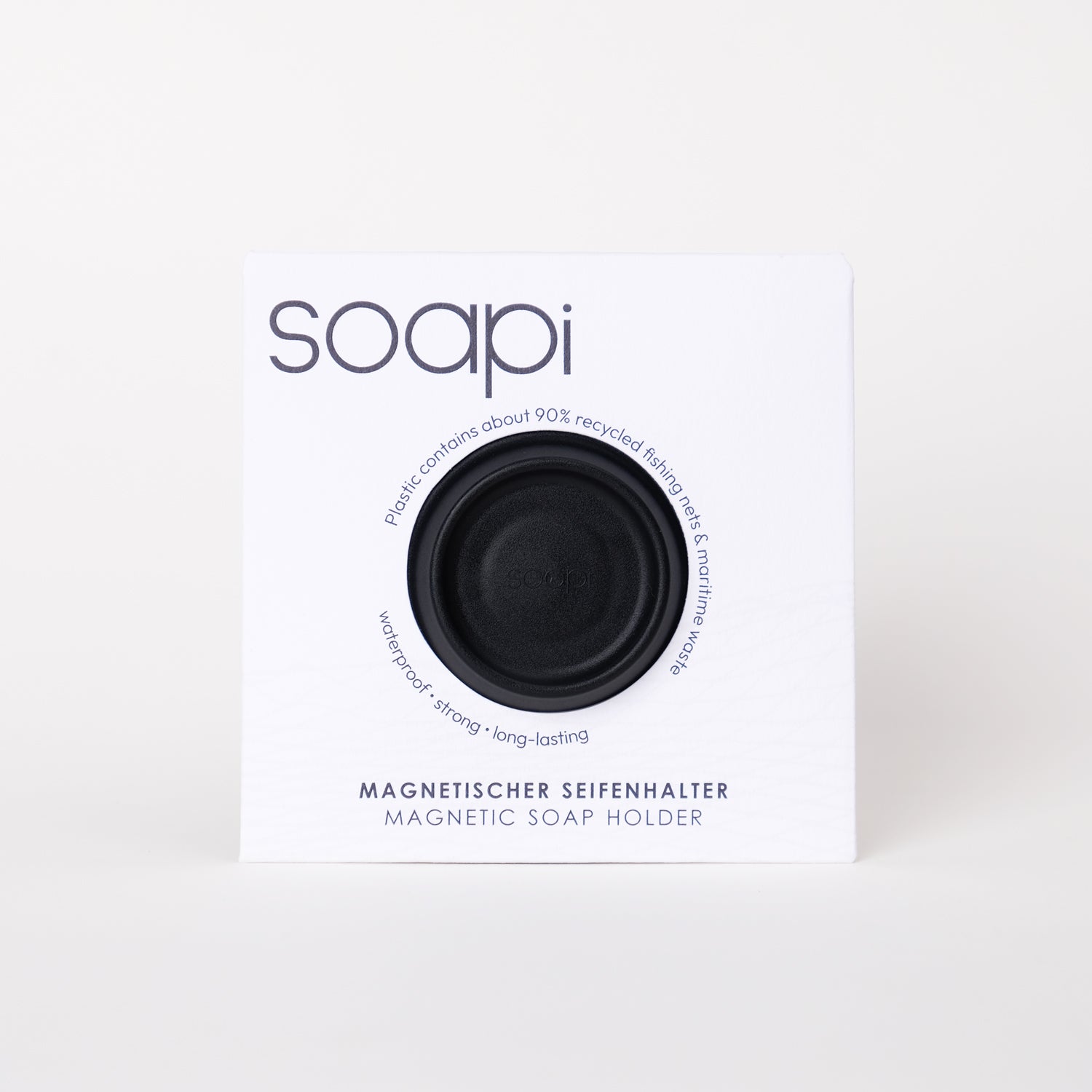 Soapi Schwarz - Magnetseifenhalter