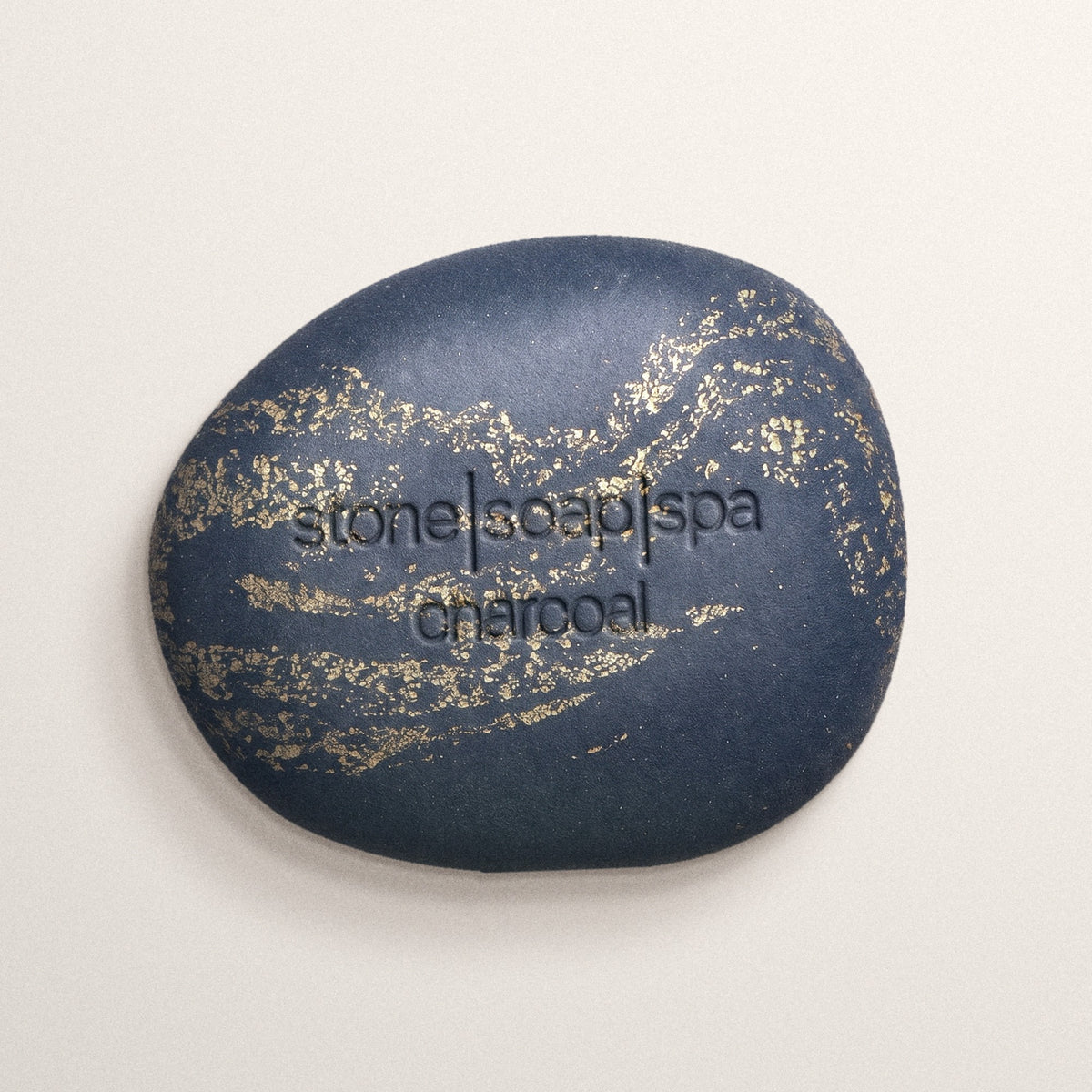 Stone Soap Spa Charcoal Gold, handgemachte Steinseife