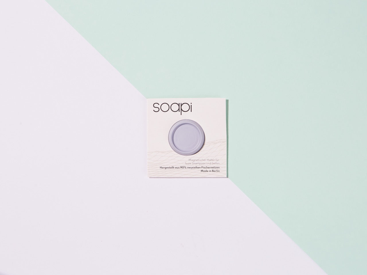 Soapi Lavender - magnetic soap holder